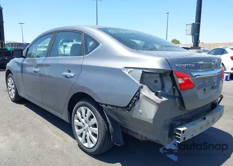 2017 Nissan Sentra S z USA, uszkodzony, nr VIN 3N1AB7AP6HY374541